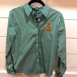Lauren button down women's shirt
